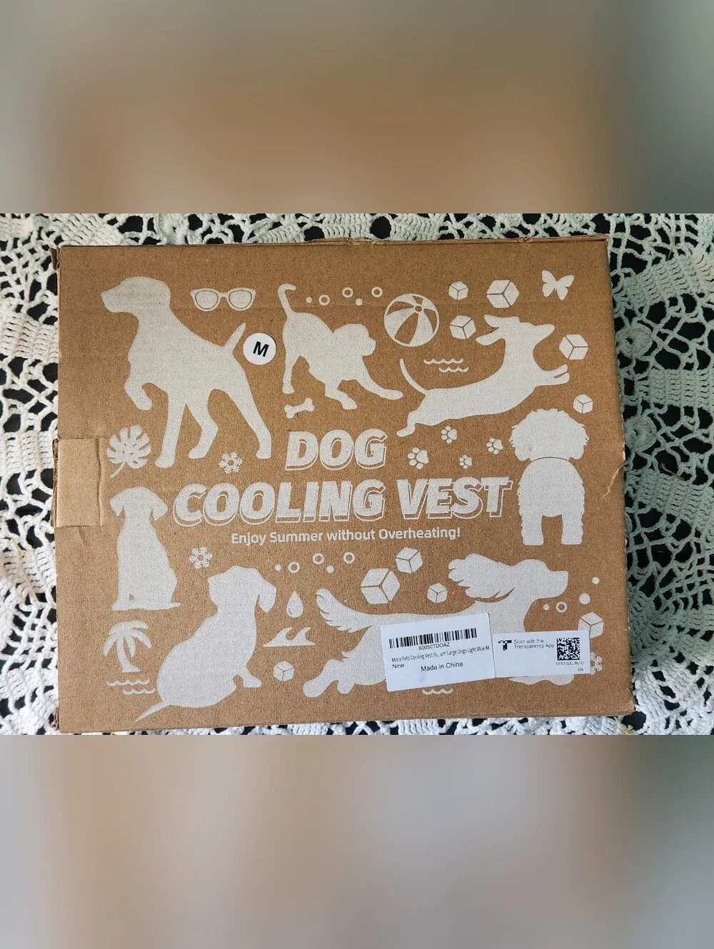 NWT Mora Pets Fully Adjustable Cooling Vest For Dogs w/ Ice Pack Size M
